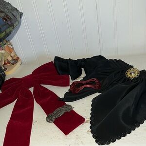 90s Lot vintage France & unmarked hair bows clips barrettes